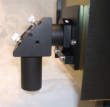 Picture of 
     Beam delivery device attached to PLX25s laser